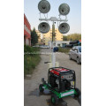 400W * 4 Small Telescopic Mobile Lighting Tower